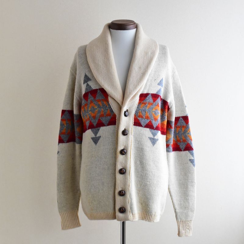 1970s PENDLETON ショールカラーニットカーディガン 