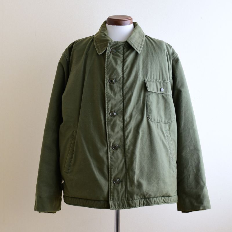 1970s〜 US.NAVY A-2デッキジャケット　実寸XL