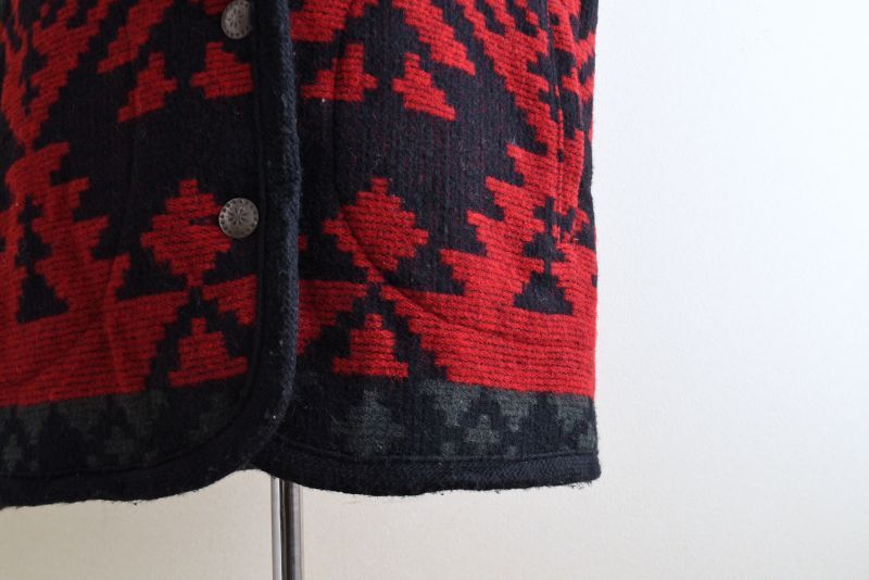 1990s Woolrich ネイティブ柄ウールラグベスト 