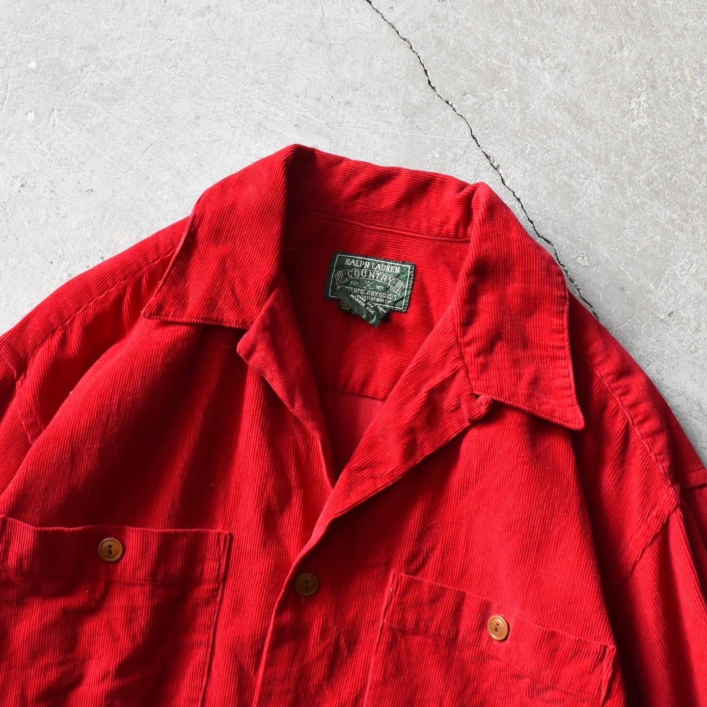 1990s RALPH LAUREN COUNTRY コーデュロイシャツ 